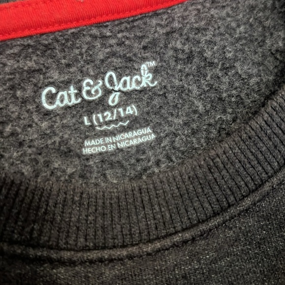 Cat &Jack Out of This World Dinosaur Sweatshirt (12/14) - Picture 2 of 4